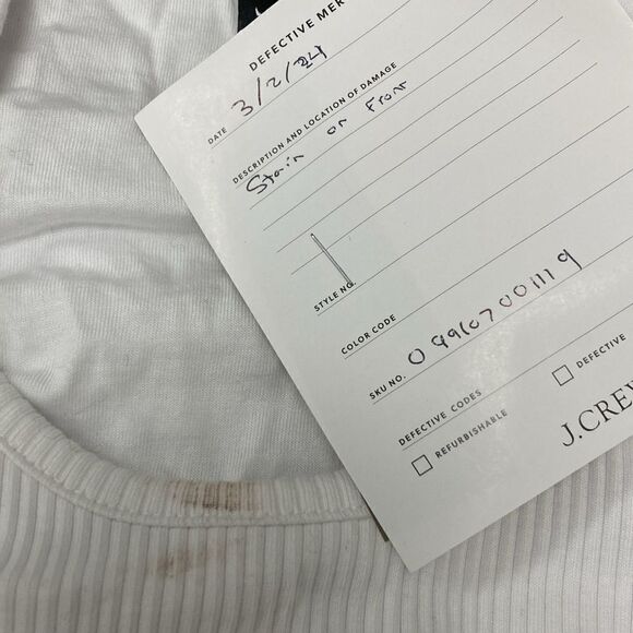 J.Crew Vintage rib shelf-bra tank top - Picture 5 of 7